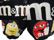 Load image into Gallery viewer, JH DESIGN スタジャン M＆M’s ロゴ ワッペン コットン レーシングジャケット vintage ヴィンテージ RN76599 ブラック 中古 4b001847
