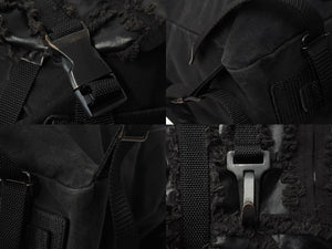 UNDERCOVER アンダーカバー 05AW ハギ加工 バックパック フリンジ フェード アーカイブ アーカイブ 黒 美品 中古 4b001851 