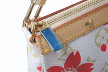 Load image into Gallery viewer, 新品同様 LOUIS VUITTON ルイヴィトン ポシェット アクセソワール アクセサリーポーチ M92008 モノグラム チェリーブロッサム 村上隆 中古 4b001859