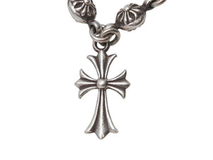 CHROME HEARTS クロムハーツ #1クロスボール タイニーCHクロス ブレスレット 重量約53.6g 全長約27cm シルバー925 美品 中古 4b001867 
