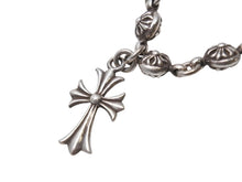 画像をギャラリービューアに読み込む, CHROME HEARTS クロムハーツ #1クロスボール タイニーCHクロス ブレスレット 重量約53.6g 全長約27cm シルバー925 美品 中古 4b001867 