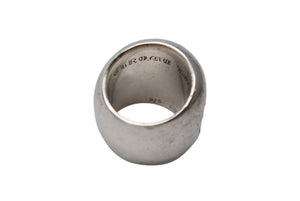 極美品 CHROME HEARTS クロムハーツ クラシック オーバルスターリング 重量約34.2g サイズ12号 .925/2002刻印 シルバ−925 中古 4b001869 