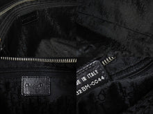 Load image into Gallery viewer, Christian Dior クリスチャン ディオール ガリアーノ期 オールレザー ワンショルダーバッグ ブラック 美品 中古 4b001872
