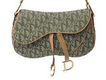 Load image into Gallery viewer, Christian Dior クリスチャンディオール トロッター ワンショルダーバッグ RU0022 キャンバス カーキ ブラウン マルチカラー 美品 中古 4b001873