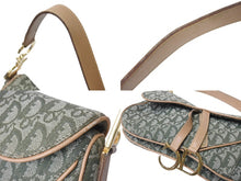 Load image into Gallery viewer, Christian Dior クリスチャンディオール トロッター ワンショルダーバッグ RU0022 キャンバス カーキ ブラウン マルチカラー 美品 中古 4b001873