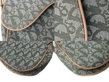 Load image into Gallery viewer, Christian Dior クリスチャンディオール トロッター ワンショルダーバッグ RU0022 キャンバス カーキ ブラウン マルチカラー 美品 中古 4b001873