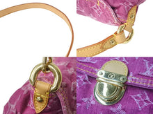 Load image into Gallery viewer, 極美品 LOUIS VUITTON ルイヴィトン ミニプリーティ ワンショルダーバッグ M95216 モノグラム デニム ピンク 中古 4b001887