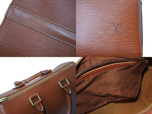 LOUIS VUITTON ルイヴィトン ハンドバッグ スピーディ25 M43003 ゴールド金具 ブラウン エピレザー 美品 中古 4b001901