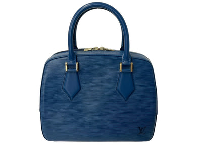 LOUIS VUITTON ルイヴィトン ポンヌフ ハンドバッグ M52055 エピ レザー ブルー フランス製 ゴールド金具 美品 中古 4b001905