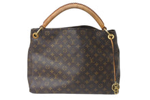Load image into Gallery viewer, LOUIS VUITTON ルイヴィトン アーツィーMM ショルダーバッグ M40249 PVC ヌメ革 ブラウン ゴールド金具 美品 中古 4b001908