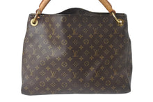 Load image into Gallery viewer, LOUIS VUITTON ルイヴィトン アーツィーMM ショルダーバッグ M40249 PVC ヌメ革 ブラウン ゴールド金具 美品 中古 4b001908