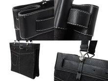 Load image into Gallery viewer, 極美品 Christian Dior クリスチャンディオール トートバッグ ハンドバッグ bm1011 ブラック デニム レザー シルバー金具 美品 中古 4b001911