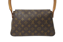 Load image into Gallery viewer, LOUIS VUITTON ルイヴィトン モノグラム ミニルーピング ショルダーバッグ M51147 PVC レザー ブラウン 美品 中古 4b001914