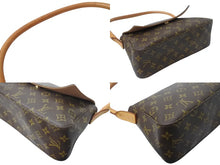 Load image into Gallery viewer, LOUIS VUITTON ルイヴィトン モノグラム ミニルーピング ショルダーバッグ M51147 PVC レザー ブラウン 美品 中古 4b001914