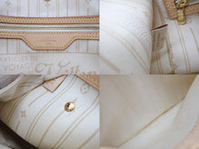 Load image into Gallery viewer, LOUIS VUITTON ルイヴィトン ハンドバッグ ネヴァーフルPM ダミエアズールキャンバス N41362 ホワイトゴールド金具 美品 中古 4b001915