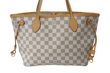 Load image into Gallery viewer, LOUIS VUITTON ルイヴィトン ハンドバッグ ネヴァーフルPM ダミエアズールキャンバス N41362 ホワイトゴールド金具 美品 中古 4b001915