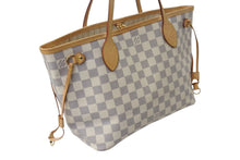 Load image into Gallery viewer, LOUIS VUITTON ルイヴィトン ハンドバッグ ネヴァーフルPM ダミエアズールキャンバス N41362 ホワイトゴールド金具 美品 中古 4b001915