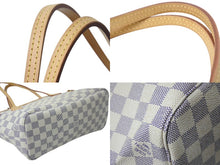 Load image into Gallery viewer, LOUIS VUITTON ルイヴィトン ハンドバッグ ネヴァーフルPM ダミエアズールキャンバス N41362 ホワイトゴールド金具 美品 中古 4b001915