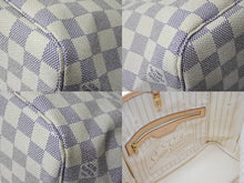 Load image into Gallery viewer, LOUIS VUITTON ルイヴィトン ハンドバッグ ネヴァーフルPM ダミエアズールキャンバス N41362 ホワイトゴールド金具 美品 中古 4b001915