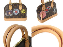 Load image into Gallery viewer, 極美品 LOUISVUITTON ルイヴィトン アルマBB ワールドツアーステッカー 2WAYハンドバッグ M43230 モノグラムキャンバス 中古 4b001916