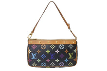 Load image into Gallery viewer, LOUIS VUITTON ルイヴィトン ポシェット アクセソワール アクセサリーポーチ M92648 モノグラム マルチカラー ブラック 美品 中古 4b001918