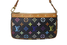 Load image into Gallery viewer, LOUIS VUITTON ルイヴィトン ポシェット アクセソワール アクセサリーポーチ M92648 モノグラム マルチカラー ブラック 美品 中古 4b001918