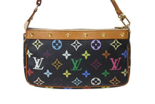 Load image into Gallery viewer, LOUIS VUITTON ルイヴィトン ポシェット アクセソワール アクセサリーポーチ M92648 モノグラム マルチカラー ブラック 美品 中古 4b001918