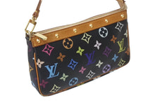 Load image into Gallery viewer, LOUIS VUITTON ルイヴィトン ポシェット アクセソワール アクセサリーポーチ M92648 モノグラム マルチカラー ブラック 美品 中古 4b001918