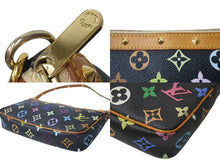 Load image into Gallery viewer, LOUIS VUITTON ルイヴィトン ポシェット アクセソワール アクセサリーポーチ M92648 モノグラム マルチカラー ブラック 美品 中古 4b001918