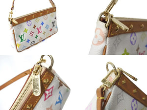 LOUIS VUITTON ルイヴィトン ポシェット アクセソワール アクセサリーポーチ M92649 モノグラム マルチカラー 村上隆 美品 中古 4b001919