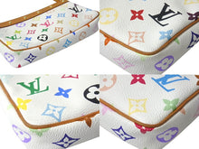Load image into Gallery viewer, LOUIS VUITTON ルイヴィトン ポシェット アクセソワール アクセサリーポーチ M92649 モノグラム マルチカラー 村上隆 美品 中古 4b001919