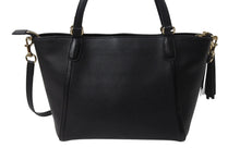 Load image into Gallery viewer, 極美品 GUCCI グッチ SOHO ソーホー ハンドバッグ ショルダーバッグ 369176 2way レザー ゴールド金具 ブラック 美品 中古 4b001922