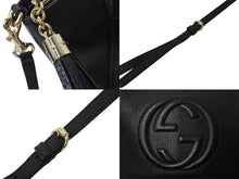 Load image into Gallery viewer, 極美品 GUCCI グッチ SOHO ソーホー ハンドバッグ ショルダーバッグ 369176 2way レザー ゴールド金具 ブラック 美品 中古 4b001922