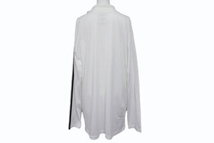 極美品 Y-3 ワイスリー U GFX LOGO LS TEE ロングスリーブ 長袖ゲームシャツ ポロシャツ ホワイト サイズM 中古 4b001926