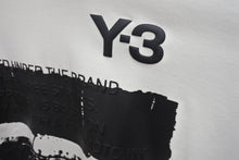 Load image into Gallery viewer, 極美品 Y-3 ワイスリー U GFX LOGO LS TEE ロングスリーブ 長袖ゲームシャツ ポロシャツ ホワイト サイズM 中古 4b001926