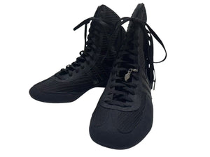 新品同様 Adidas × STELLA McCARTNEY アディダス×ステラマッカートニー ラサント フリンジ ハイカット スニーカー日本限定カラー ブラック サイズ27.0cm 中古 4b001931