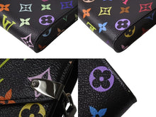 Load image into Gallery viewer, 極美品 LOUIS VUITTON ルイヴィトン フォンポーチ メティス ショルダーバッグ M14098 モノグラム マルチカラー ブラック 村上隆 中古 4b001950