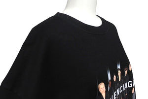 BALENCIAGA バレンシアガ 19SS Real Balenciaga Tee リアルバレンシアガ 半袖Tシャツ 612966 サイズL ブラック 美品 中古 4b001956