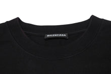 Load image into Gallery viewer, BALENCIAGA バレンシアガ 19SS Real Balenciaga Tee リアルバレンシアガ 半袖Tシャツ 612966 サイズL ブラック 美品 中古 4b001956