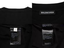 Load image into Gallery viewer, BALENCIAGA バレンシアガ 19SS Real Balenciaga Tee リアルバレンシアガ 半袖Tシャツ 612966 サイズL ブラック 美品 中古 4b001956
