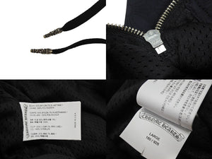 CHROMEHEARTS クロムハーツ TRASH PICK UP PLUS NYL ナイロンパンツ スパンデックス ブラックシルバー金具 サイズL 美品 中古 4b001957 