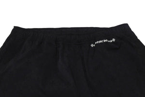 CHROMEHEARTS クロムハーツ TRASH PICK UP PLUS NYL ナイロンパンツ スパンデックス ブラックシルバー金具 サイズL 美品 中古 4b001957 