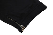画像をギャラリービューアに読み込む, CHROMEHEARTS クロムハーツ TRASH PICK UP PLUS NYL ナイロンパンツ スパンデックス ブラックシルバー金具 サイズL 美品 中古 4b001957 