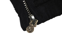 画像をギャラリービューアに読み込む, CHROMEHEARTS クロムハーツ TRASH PICK UP PLUS NYL ナイロンパンツ スパンデックス ブラックシルバー金具 サイズL 美品 中古 4b001957 