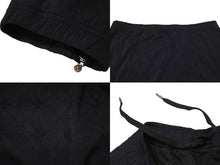 画像をギャラリービューアに読み込む, CHROMEHEARTS クロムハーツ TRASH PICK UP PLUS NYL ナイロンパンツ スパンデックス ブラックシルバー金具 サイズL 美品 中古 4b001957 
