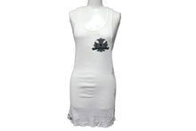 Load image into Gallery viewer, CHROME HEARTS クロムハーツ CHプラス ホースシュー タンクトップ ホワイト グリーン ブラック サイズL 良品 中古 4b001962 正規品