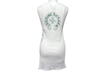 Load image into Gallery viewer, CHROME HEARTS クロムハーツ CHプラス ホースシュー タンクトップ ホワイト グリーン ブラック サイズL 良品 中古 4b001962 正規品