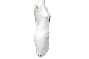 CHROME HEARTS クロムハーツ CHプラス ホースシュー タンクトップ ホワイト グリーン ブラック サイズL 良品 中古 4b001962 正規品