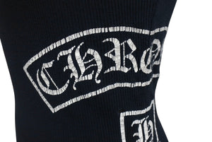 CHROME HEARTS クロムハーツ タンクトップ CHクロス アメリカ製 コットン ブラック ホワイト サイズM 良品 中古 4b001963 