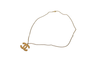 CHANEL シャネル ココマーク ラウンドチェーン ネックレス アクセサリー 14P 重量約9.9g メタル GP ゴールド 美品 中古 4b001972